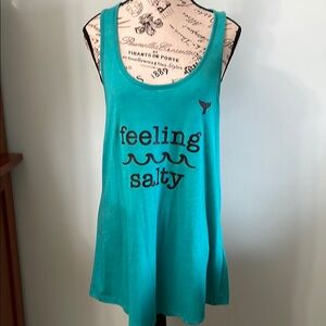Delta Blue Relaxed Tank Top